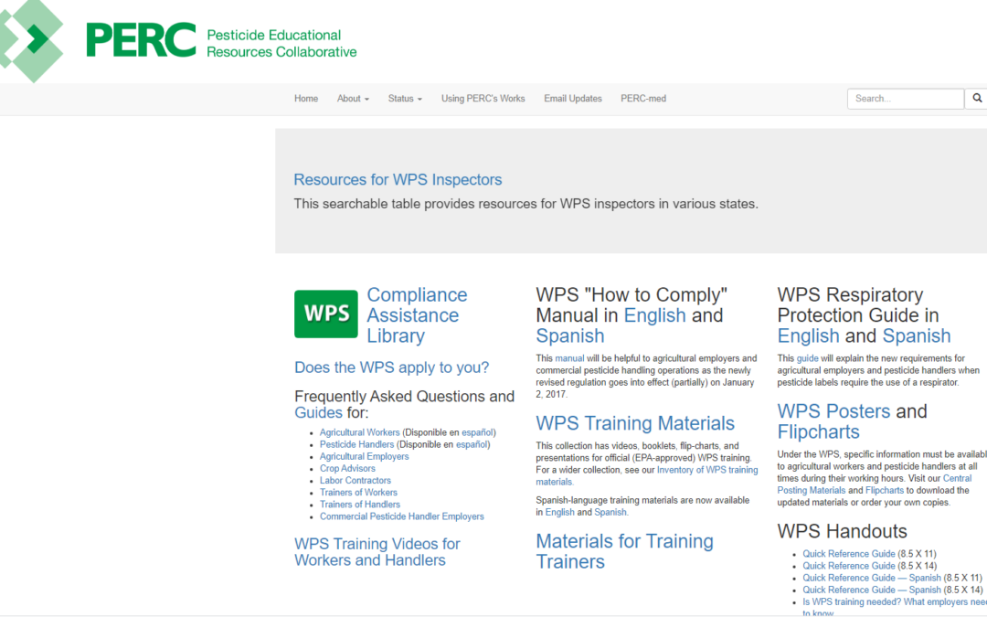 Pesticide Education Resource Center (PERC)
