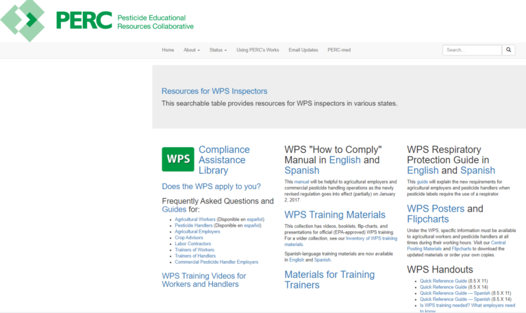 Pesticide Education Resource Center (PERC)