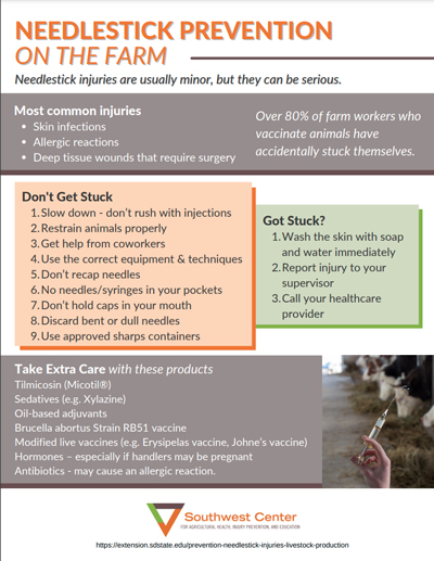 Southwest Ag Center: Needle Stick Prevention