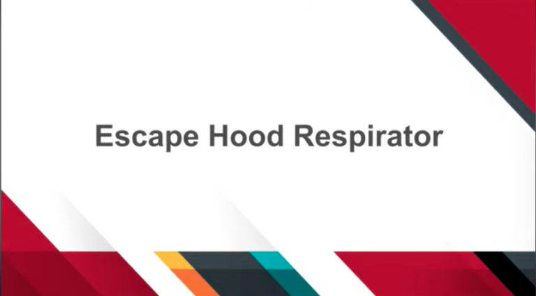 Escape Hood Respirator